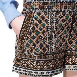 Zara Sequin Shorts